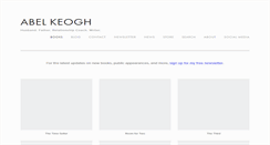 Desktop Screenshot of abelkeogh.com